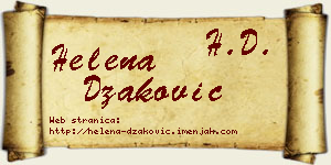 Helena Džaković vizit kartica